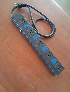 SEGA Power Strip Surge Protector (1995) - VERY RARE! VINTAGE! TESTED & WORKING! - Picture 1 of 15