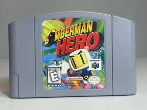 Bomberman Hero N64 Nintendo 64 Authentic Excellent Clean Tested - Picture 1 of 6