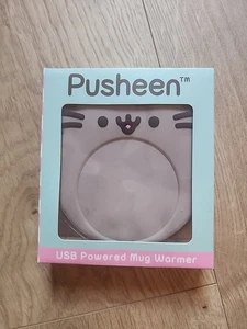 Pusheen USB Powered Mug Warmer Pusheen Box Exclusive Winter 2017 NEW Gray Cat - Picture 1 of 5