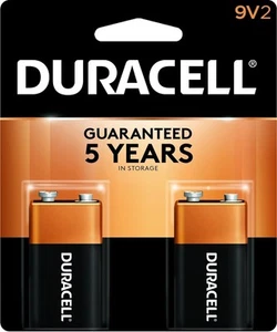 Duracell - CopperTop 9V Alkaline Batteries - long lasting, all-purpose 9 Volt... - Picture 1 of 8