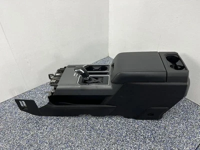 2015-2016 Ford F150 Front Floor Center Console Assembly W/O Shifter Black OEM Foto 1 de 4