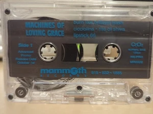 Machines Of Loving Grace - Self Titled Cassette Tape 1991 Mammoth Promo - Picture 1 of 1