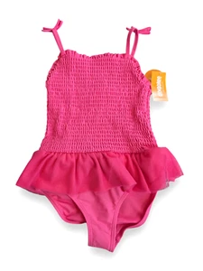 Gymboree Pink One Piece Swimsuit w/ Skirt Girl's Size 7 - Picture 1 of 5