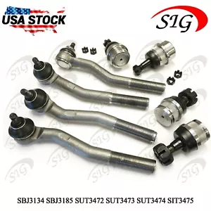 Kit de 8 piezas de varilla de amarre de rótula delantera superior e inferior para Jeep Grand Cherokee 1999-2004 - Imagen 1 de 12