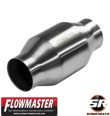 Flowmaster 2000125 Universal 200 Series Catalytic Converter 2.5" In & Out - Image 1 of 3