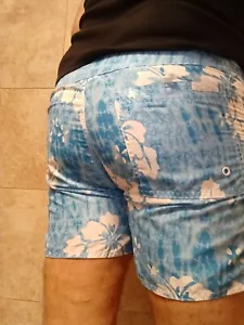 Sauvage Men's Surf Shorts Swim Shorts 30 Blue - Picture 1 of 6