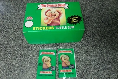 Australian Garbage Gang Unopened Pack Empty Wrapper Display Box Pail Kids GPK GG - Image 1 of 4
