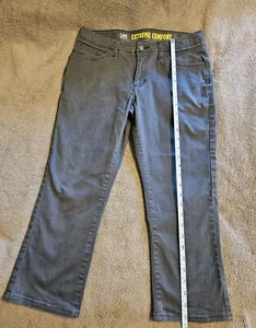 lee denim pants Boys size 16 husky gray Comfort Cotton Adjustable Waste (30x27) - Picture 1 of 8