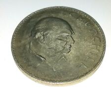 Winston Churchill Silver Coin World War II I 1965 London Royal Mint Old Vintage