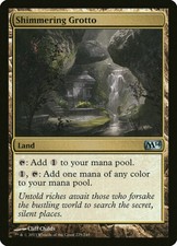 4x MTG: Shimmering Grotto - Uncommon Land - M14 - Magic Card