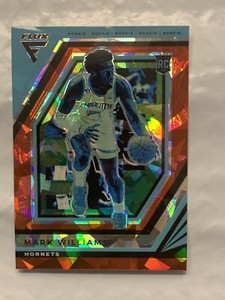 2022-23 Panini Flux Red Cracked Ice Prizm Rookie Card RC  #236 - Mark Williams