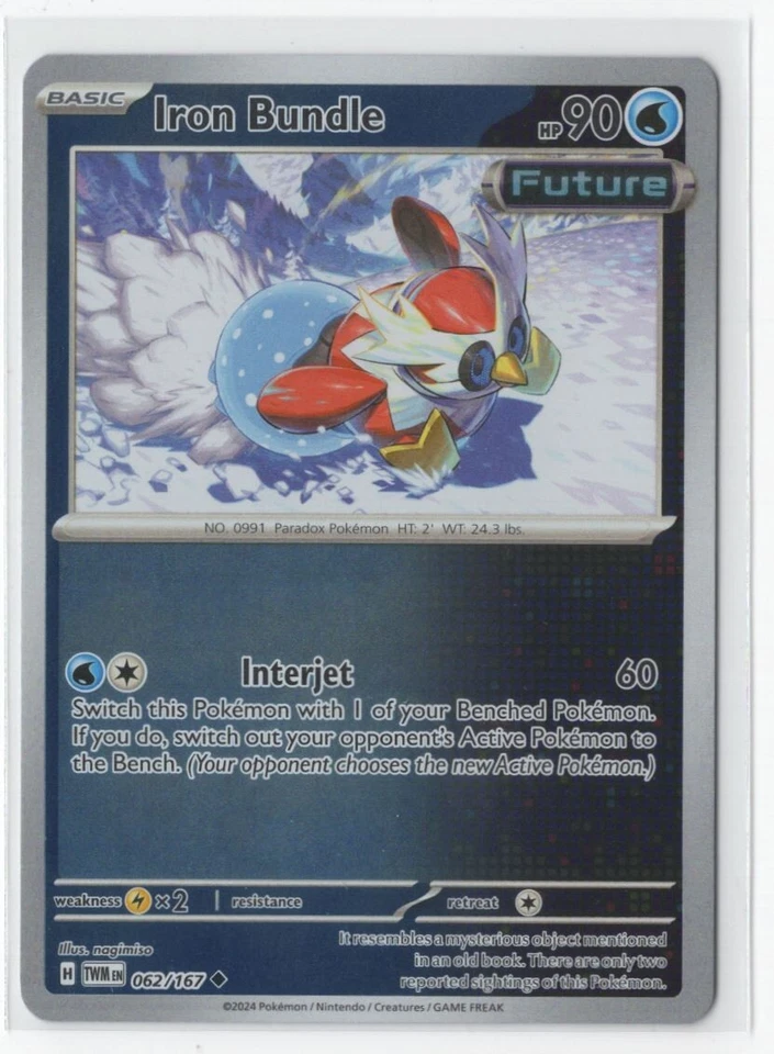 Pokemon Twilight Masquerade 062/167 IronBundle Reverse Holo - Image 1 of 1