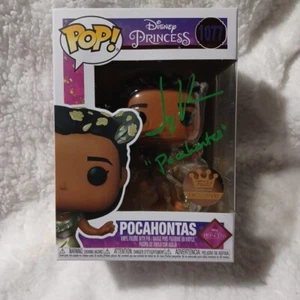 Judy Khun signed Pocahontas Exclusive Funko Pop with character name. OC Cert. - Picture 1 of 6