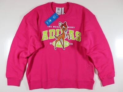 ADIDAS ORIGINALES DISNEY BAMBI GRÁFICO SUÉTER SUDADERA JUMPER HE6832 UK6 8 10 Foto 1 de 4