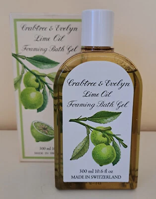 HTF/Rare Crabtree & Evelyn LIME OIL Foaming Bath Gel 10.6 Oz 300 ml Discontinued - Image 1 of 4