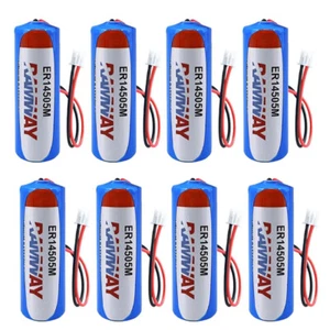 8 Stück ER14505M 3,6V 2200mAh SPS nicht wiederaufladbarer Li-Ion Akku mit weißem Stecker - Bild 1 von 3