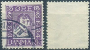 Danimarca, Michel n. 132 timbrato, re Cristiano IV Testa a destra, 15 ore - Foto 1 di 1