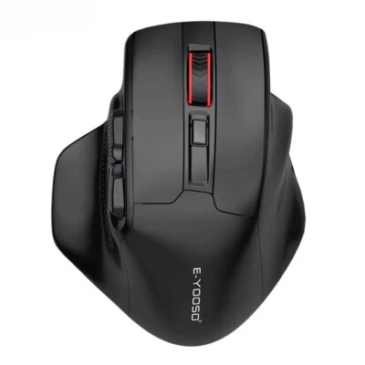 USB 2.4G Wireless Gaming Large Mouse for Big Hands PAW3212 4800 DPI 5 Buttons - Image 1 of 4