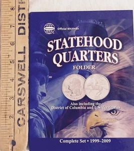 STATEHOOD QUARTERS FOLDER INCLUDES: D.C. & U.S. TERRITORIES - WHITMAN BRAND NEW - Picture 1 of 2