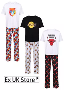 MENS CHARACTER PYJAMAS EX UK STORE SLEEP LOUNGE NIGHT WEAR M-XXL PJ SETS NEW - Picture 1 of 5