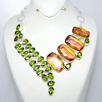 Damenanhänger charismatische Anhänger Sterling Silber 925 Edelstein Peridot,  - Bild 1 von 2