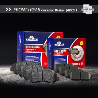 前后陶瓷碟刹垫适用于日产 Maxima 2009 - 2014 2016 - 2020 — 第 1/4 张图片