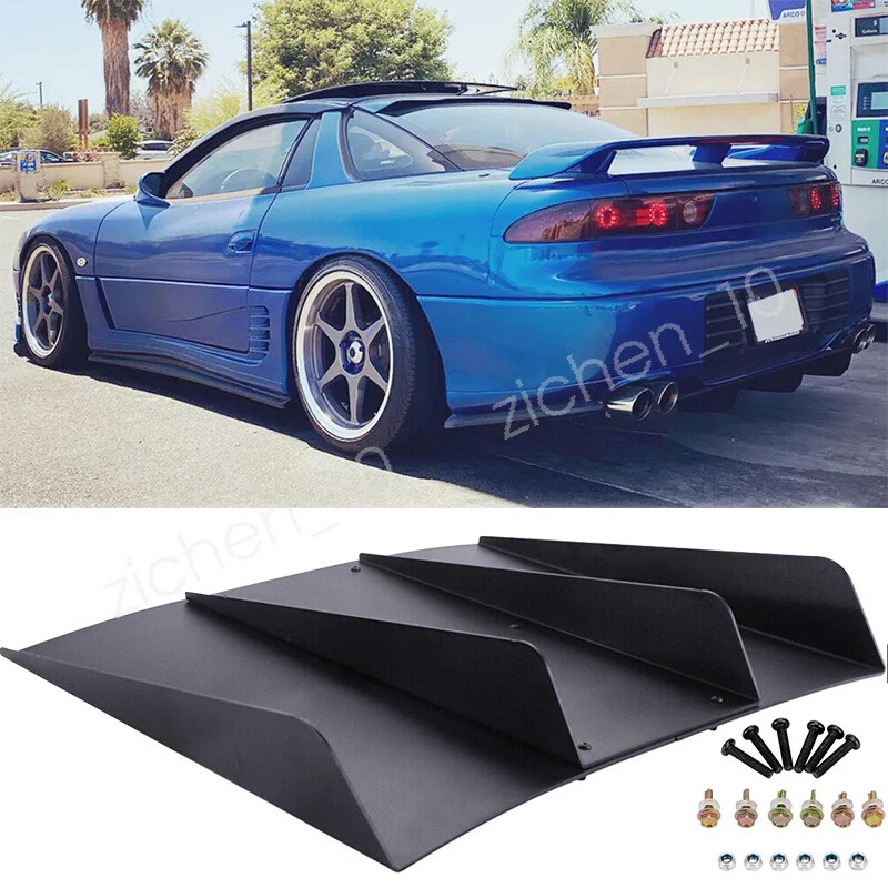 Rear Diffuser Bumper 4 Fins Spoiler 22"x 20" For Mitsubishi 3000GT 1991-1999 Foto 1 de 4