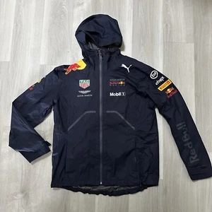 PUMA Red Bull Racing Official Teamline Rain Jacket 2018 Men's XL Extra Large - Picture 1 of 6