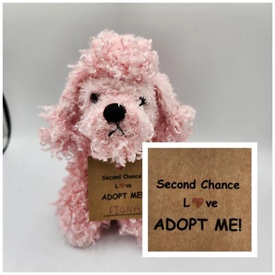 Webkinz Ganz Lil Kinz Pink Poodle 7" Plush Stuffed Animal HS107 Dog No Code - Image 1 of 4