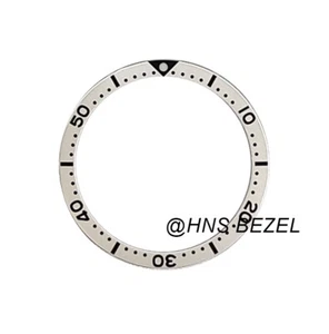 BEZEL INSERT FOR MEN SEIKO 7002,6309,7S26,SKX007K2 DIVER AUTOMATIC SILVER GREY - Picture 1 of 1