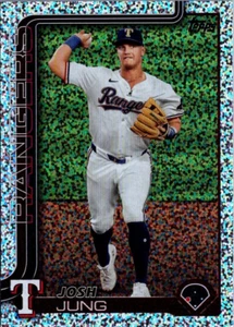 2025 Topps Celebration Confetti #117 Josh Jung Texas Rangers - Foto 1 di 2