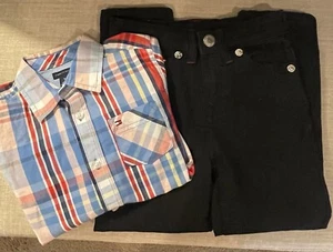 NWT Tommy Hilfiger Shirt And True Religion Jeans Size 5 - Picture 1 of 12