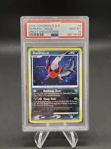 Pokémon Darkrai 4/106 Grandi Incontri PSA 10 HOLO RARA CARTA GEMMA POP BASSA COME NUOVA - Foto 1 di 1
