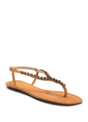 Schutz Cordelia Embelished Suede Sandal - Image 1 of 4