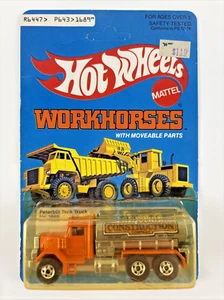 1980 Hot Wheels Workhorses #1689 Peterbilt Tank Truck - Unpunched - Picture 1 of 11