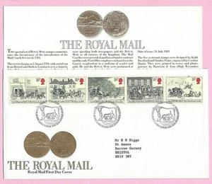 Royal Mail 1984 FDC - THE ROYAL MAIL - Shs BUREAU, Edinburgh - Picture 1 of 1