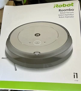 NEW iRobot Roomba i1 i1158 Silver Black Robotic Vacuum Cleaner w/receipt OPEN BX - Picture 1 of 4