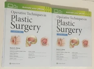 Plastic Surgery Operative Technique Vol 2 & 3 Kevin C. Chung Partly Sealed READ - Picture 1 of 15