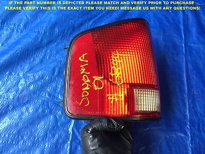 OEM 1994 1995 1996 1997 98 99 00 01 02 CONDUCTOR CHEVROLET S10 LUZ TRASERA IZQUIERDA 7A Foto 1 de 4