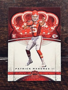 Panini Preferred 2017 - Crown Royale Rookies #84 Patrick Mahomes II (RC) Chiefs - Imagen 1 de 2