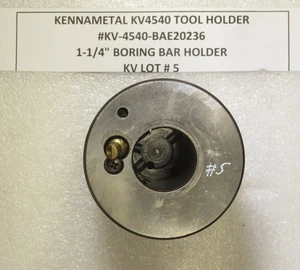KENNAMETAL #KV-4540-BAE20236 -1-1/4" BORING TOOL HOLDER LOT #5 - Picture 1 of 2