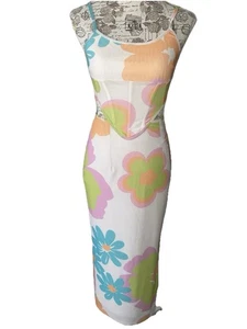 Sabo Rock und Crop Top Set Blumen Boho Damen Größe XS - Bild 1 von 14