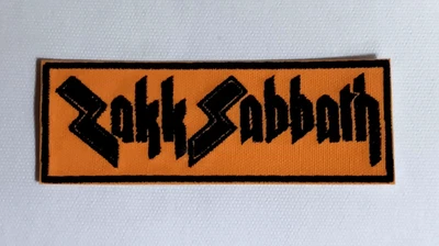 Zakk Sabbath embroidered Iron patch Ozzy Osbourne Wylde Black Label Society - Image 1 of 2