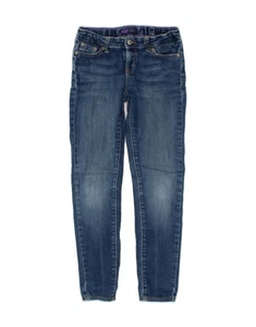 LEVI'S Girls Legging Slim Jeans 7-8 Years  W24 L24  Blue Cotton BG04 - Picture 1 of 3