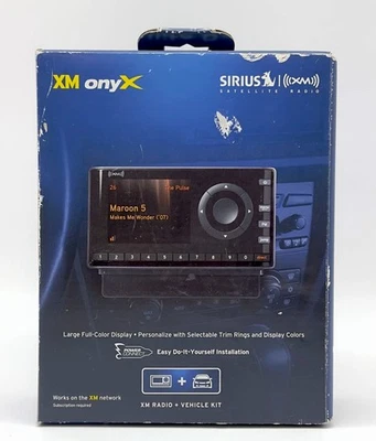 NUEVO Receptor de Radio Satelital Sirius XM Onyx con Kit de Vehículo XDNX1V1 ¡CAJA ABIERTA! Foto 1 de 4