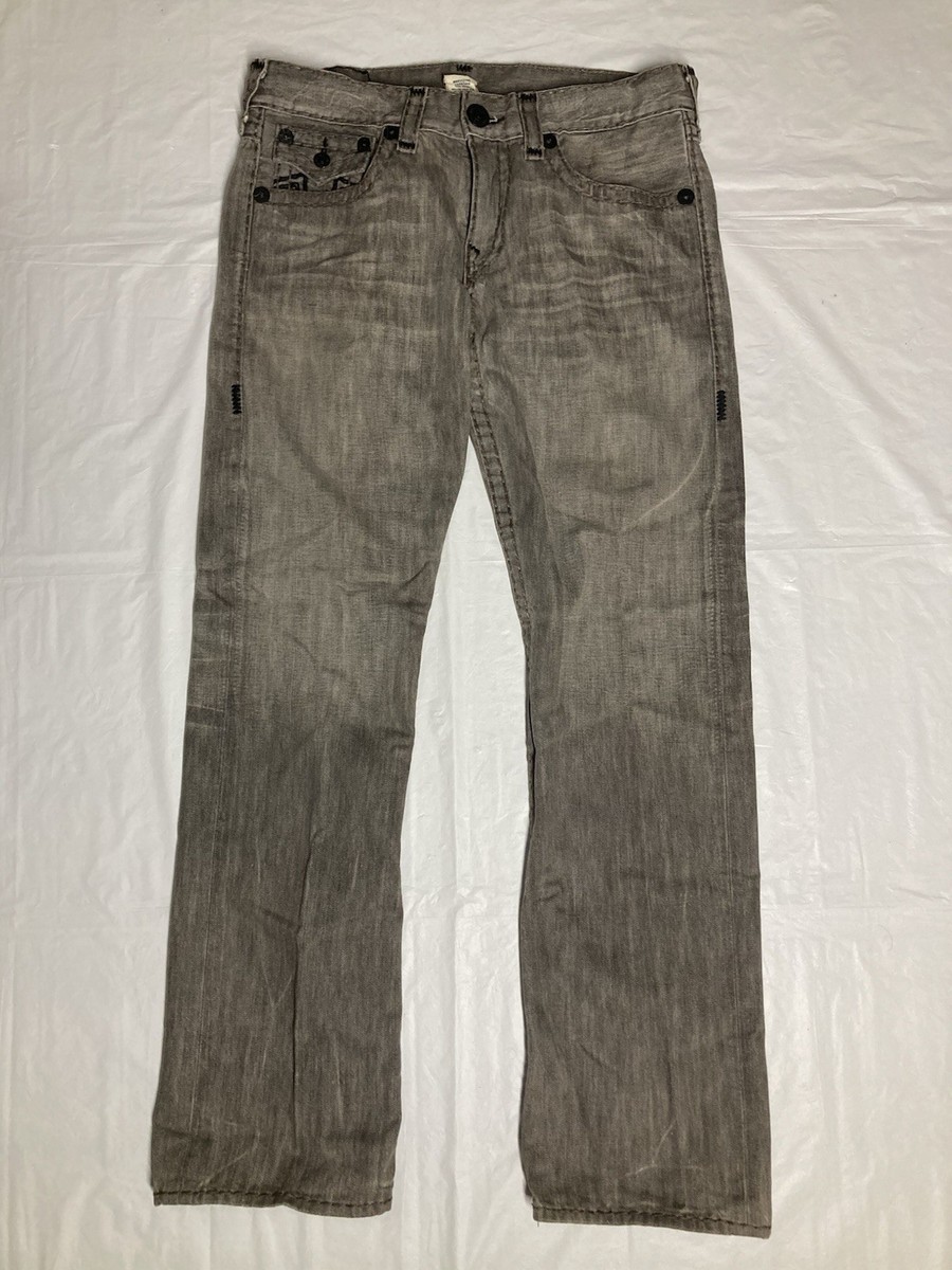 True Religion Gray Jeans Mens 34 in Inseam for sale | eBay
