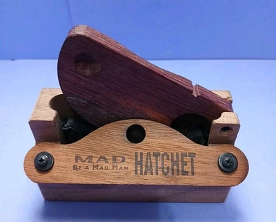 RARE M.A.D. BE A MAD MAN HATCHET TURKEY BOX CALL - Image 1 of 4
