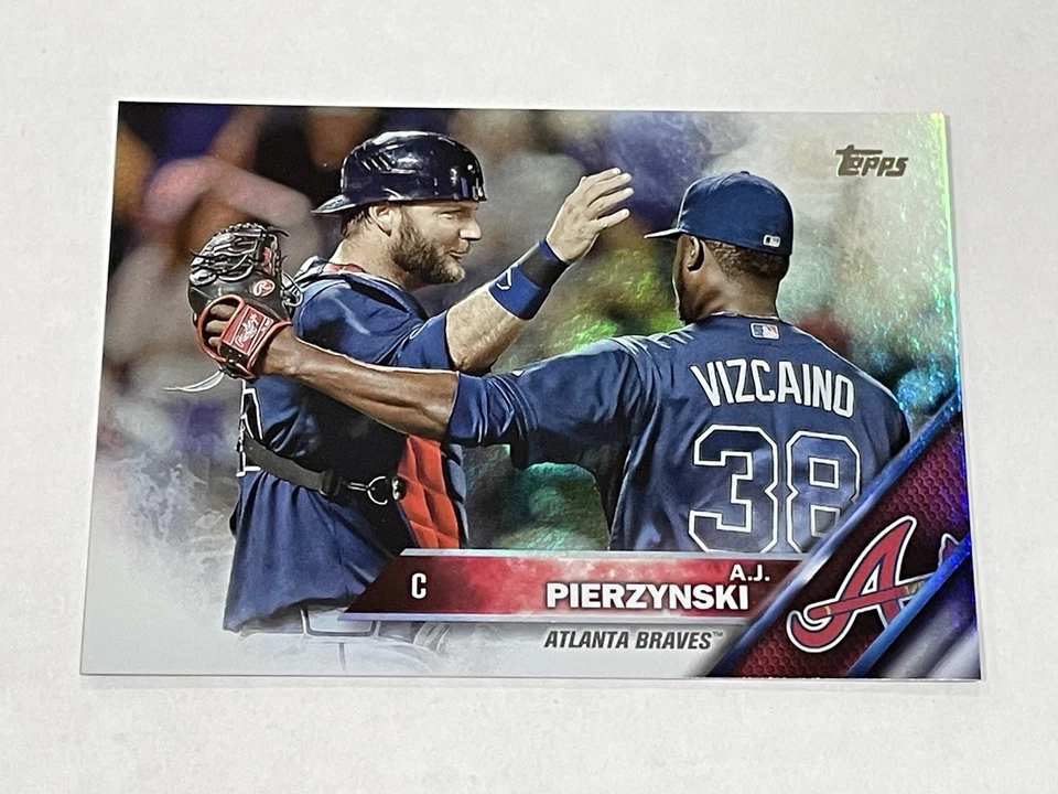 2016 Topps Baseball Rainbow Foil #635 - A.J. Pierzynski - Atlanta Braves - Image 1 of 2