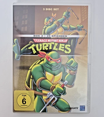 Teenage Mutant Ninja Turtles - Box 2 (25 Episoden) [3 DVDs] - TV-Serie 90s - Bild 1 von 4