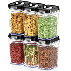 Airtight Food Storage Containers with Lids – 6 Piece Set Air Tight Kitchen St... - Foto 1 di 8